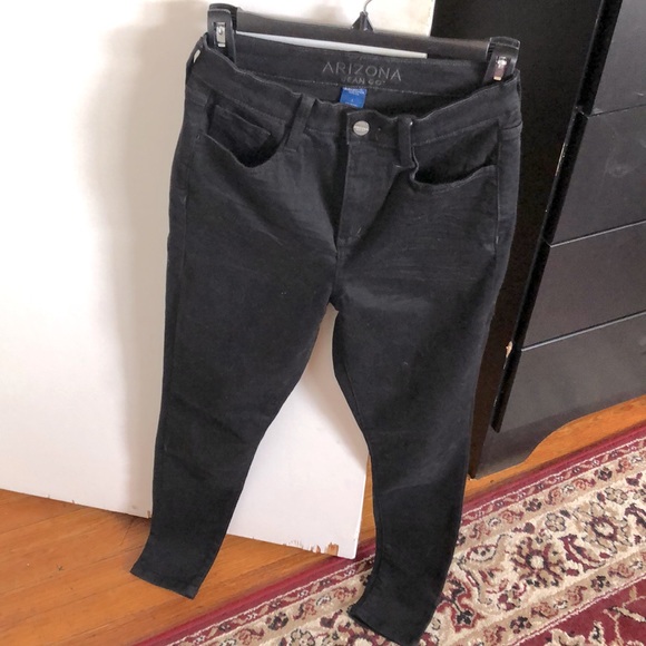 Black Arizona Skinny Jeans - Picture 1 of 3
